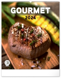 Kalendár - Nástenný kalendár Gourmet 2024, 48 × 56 cm