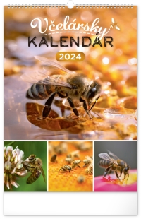 Kalendár - Nástenný Včelársky kalendár 2024, 33 × 46 cm 