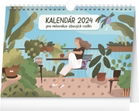 Kalendár - Stolový kalendár pre milovníkov izbových rastlín 2024, 30 × 21 cm