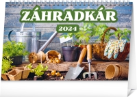 Kalendár - Stolový kalendár Záhradkár 2024, 23,1 × 14,5 cm
