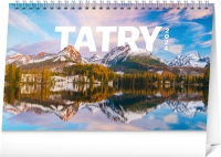 Kalendár - Stolový kalendár Tatry 2024, 23,1 × 14,5 cm