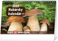 Kalendár - Stolový Hubársky kalendár 2024, 23,1 × 14,5 cm