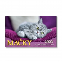 Stolový Kalendár Mačky 2022