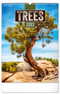 Nástenný kalendár Stromy 2022, 33 × 46 cm