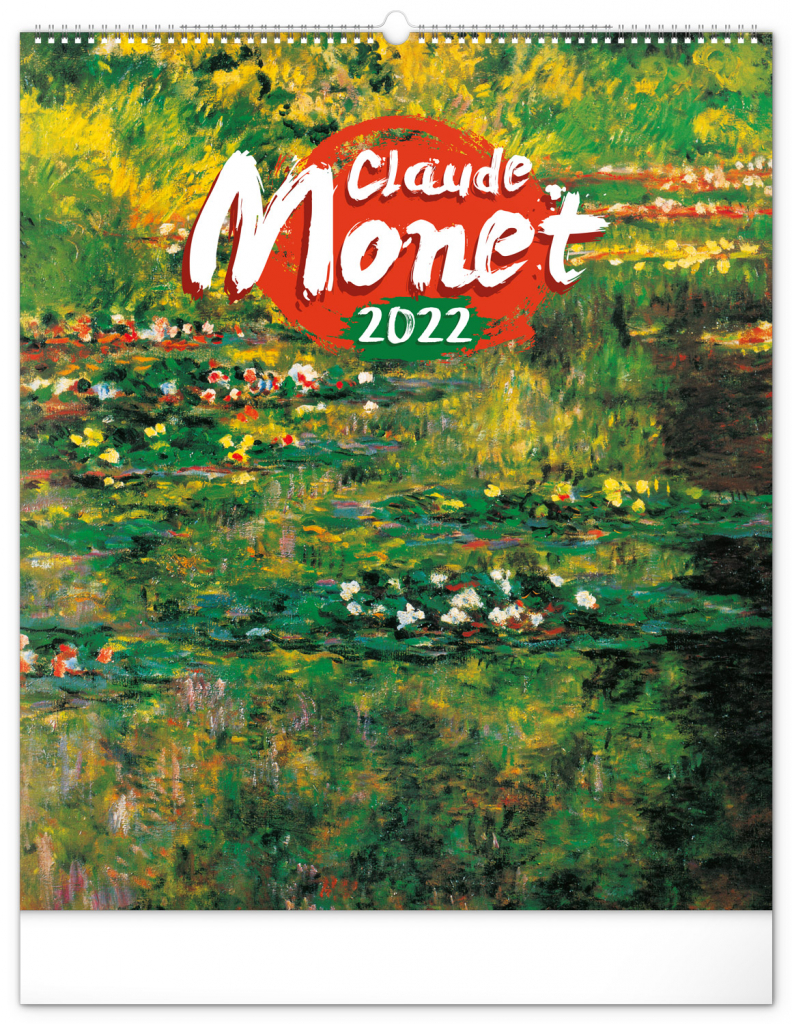 Nástenný kalendár Claude Monet 2022, 48 × 56 cm