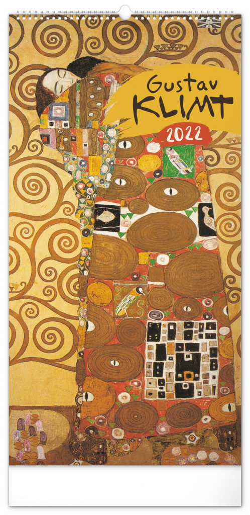 Nástenný kalendár Gustav Klimt 2022, 33 × 64 cm