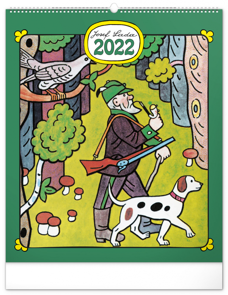 Nástenný kalendár Josef Lada – Remeslá 2022, 48 × 56 cm