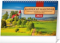 Kalendár - Stolový Katolícky kalendár 2022, 23,1 × 14,5 cm