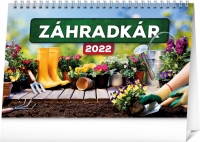 Kalendár - Stolový kalendár Záhradkár 2022, 23,1 × 14,5 cm