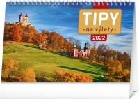 Stolový kalendár Tipy na výlety 2022, 23,1 × 14,5 cm